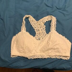 Maurices Cream Lace Bralette